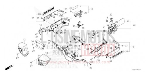 COUVERCLE DE MOTEUR GL1800BDS de 2025